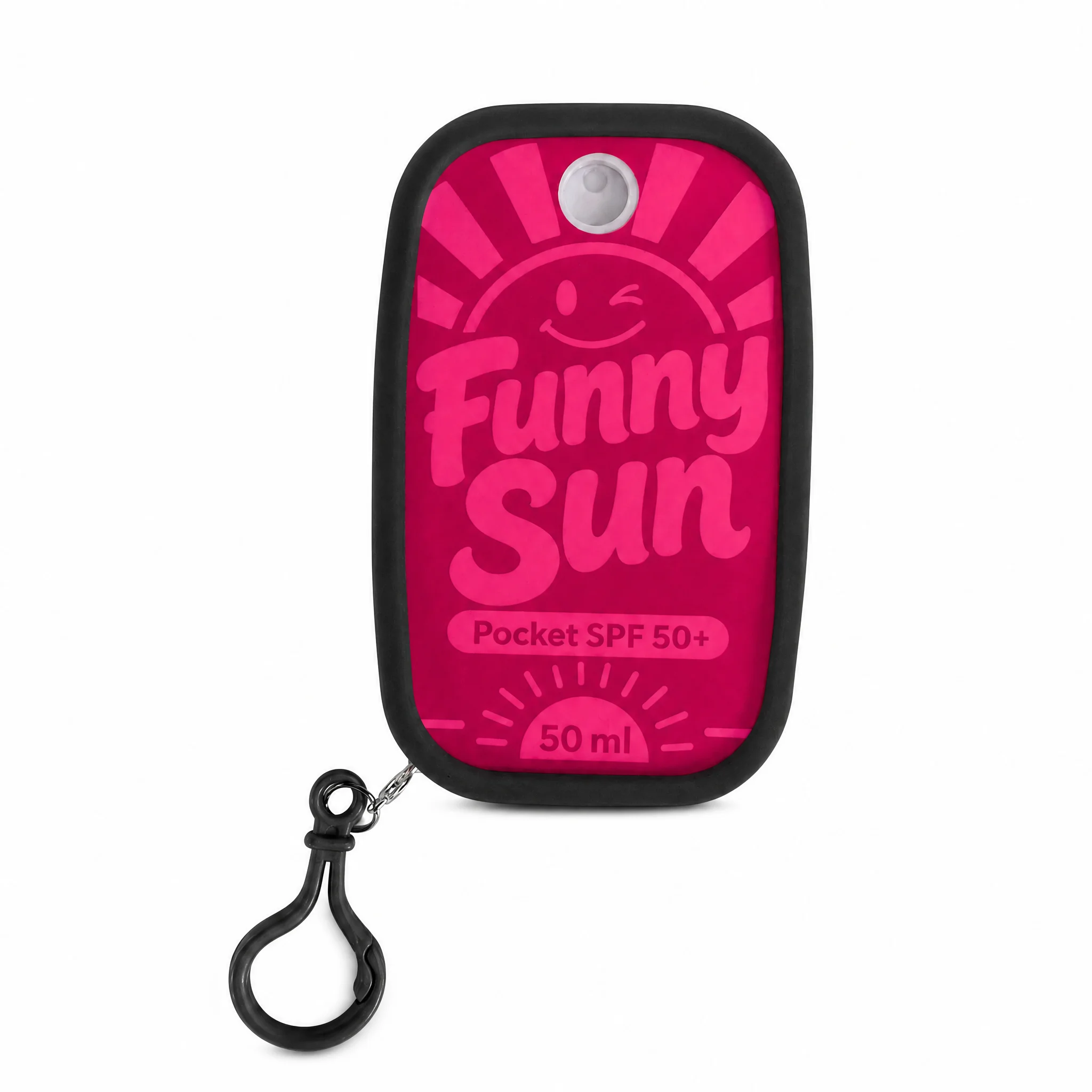 Funny Sun Midnight Sun SPF 50+ — Black & Fuchsia