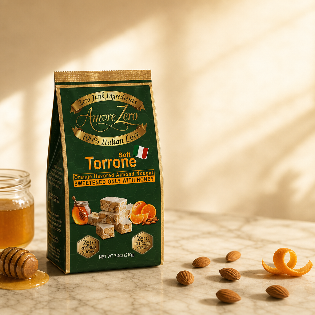 Soft Orange Torrone pouch