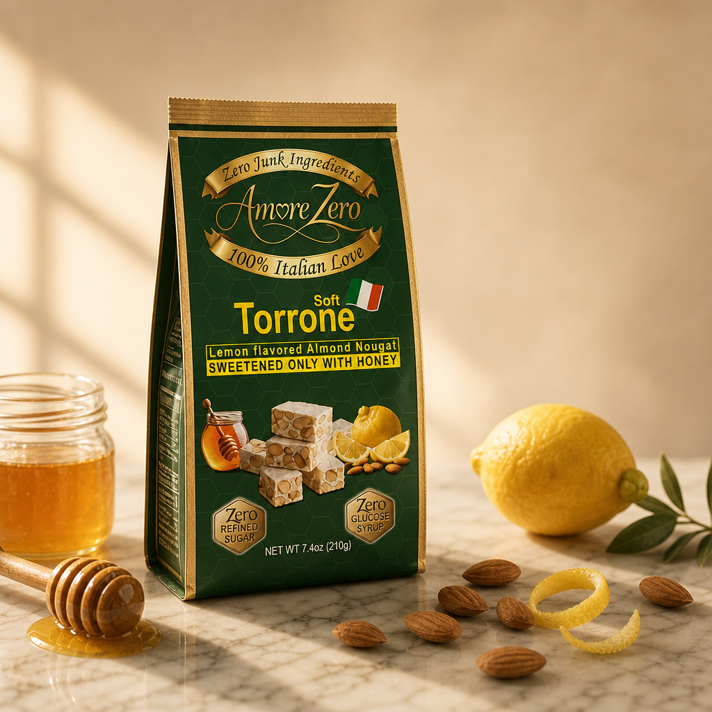 Soft Lemon Torrone pouch