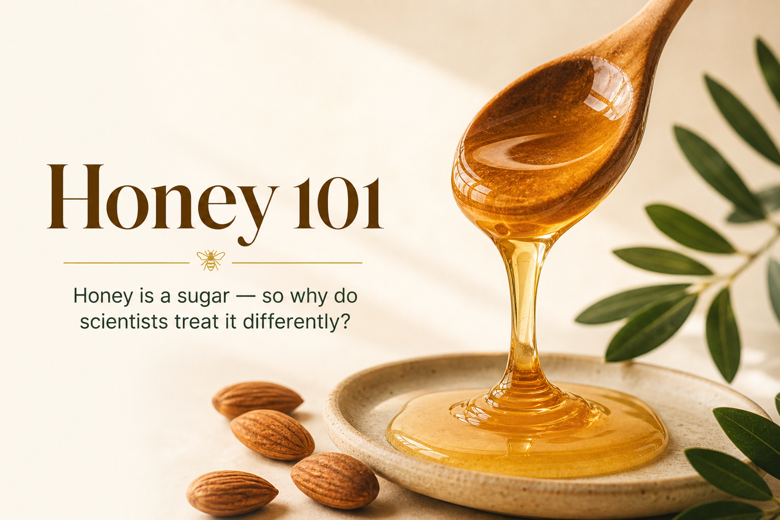 Macro shot of raw honey texture