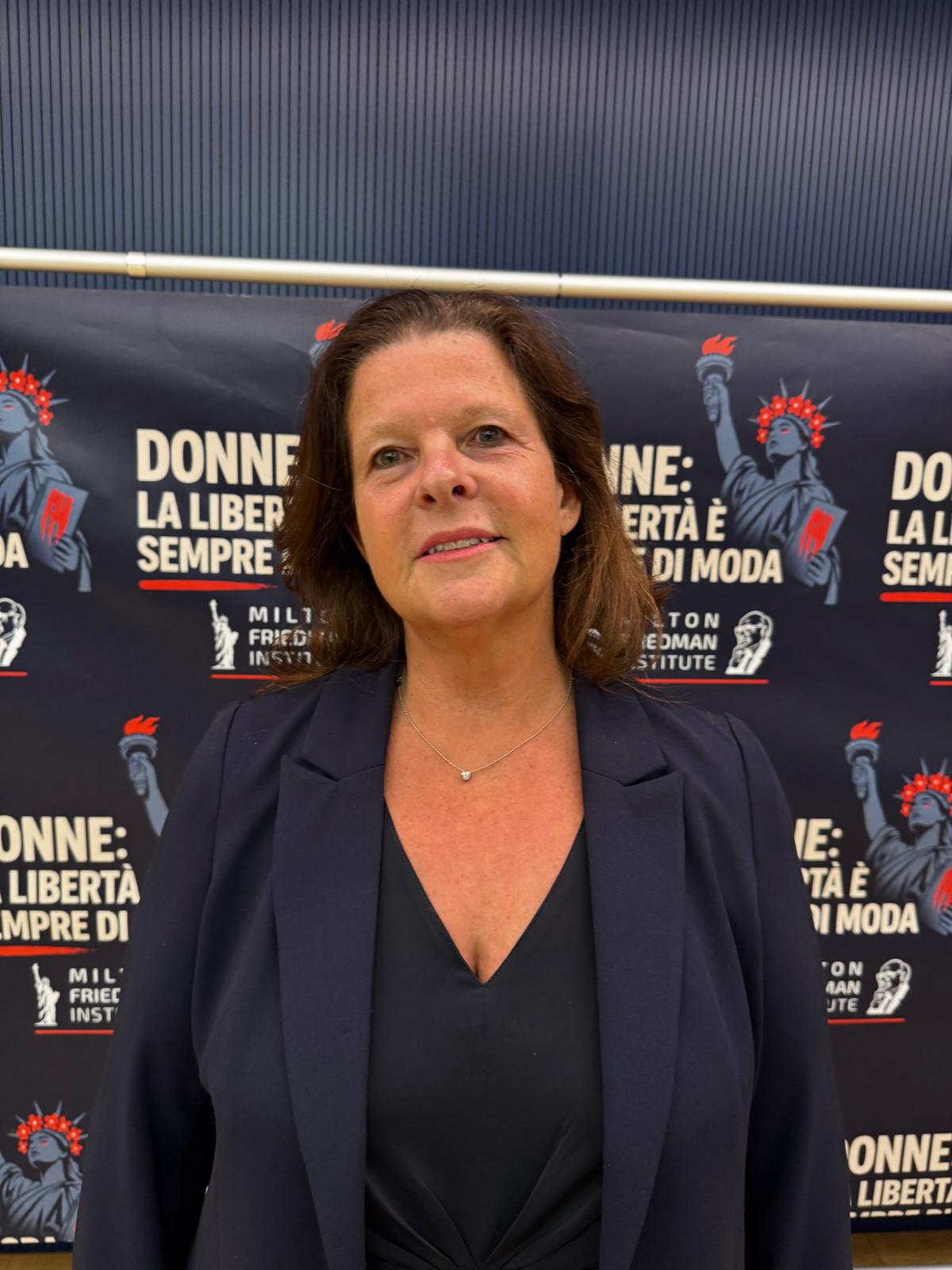 Elena Tamagnone all'evento Donne: la libert&agrave; &egrave; sempre di moda