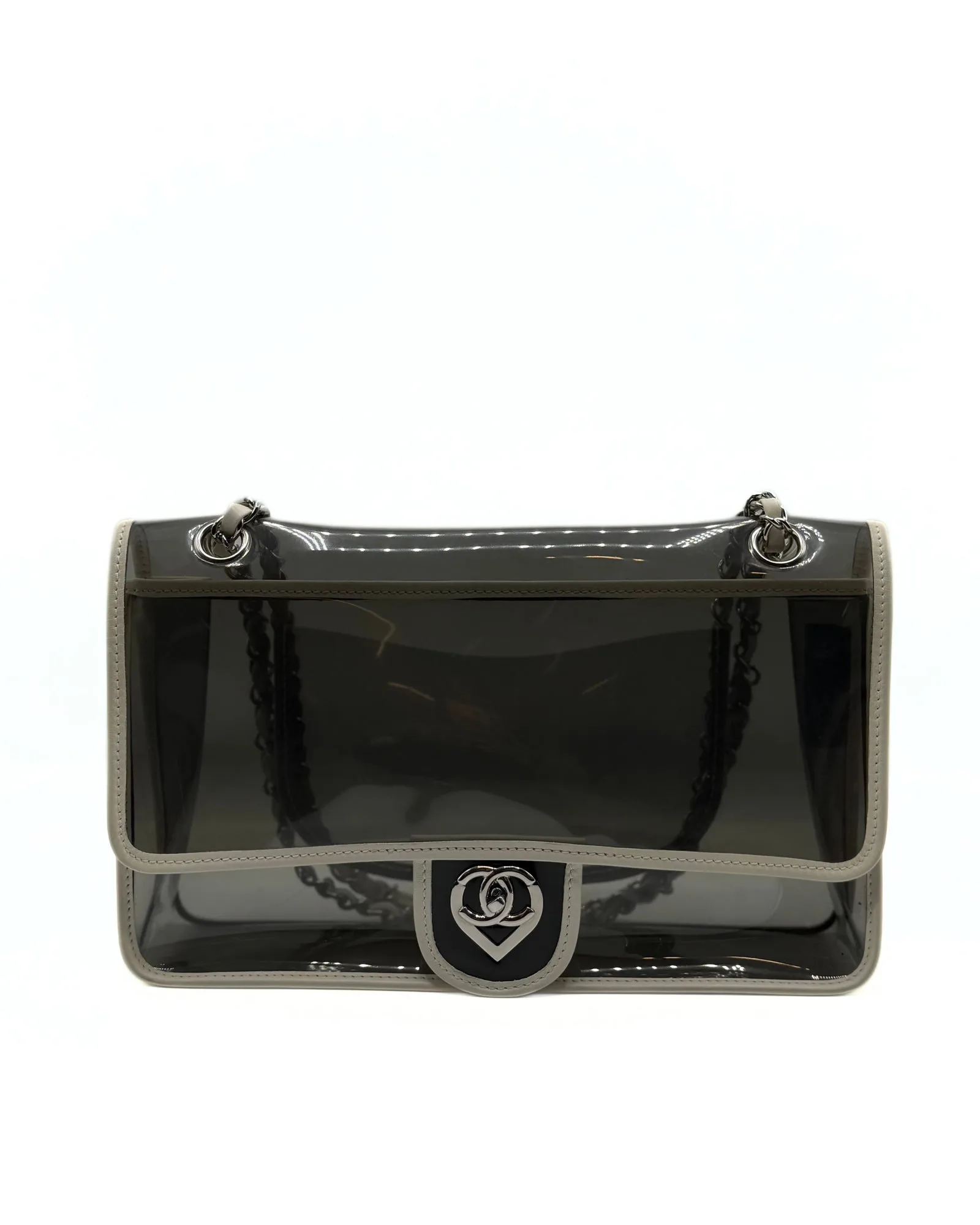 CHANEL Vintage Heart CC Naked Single Flap Bag — DelixGo Luxury Bags