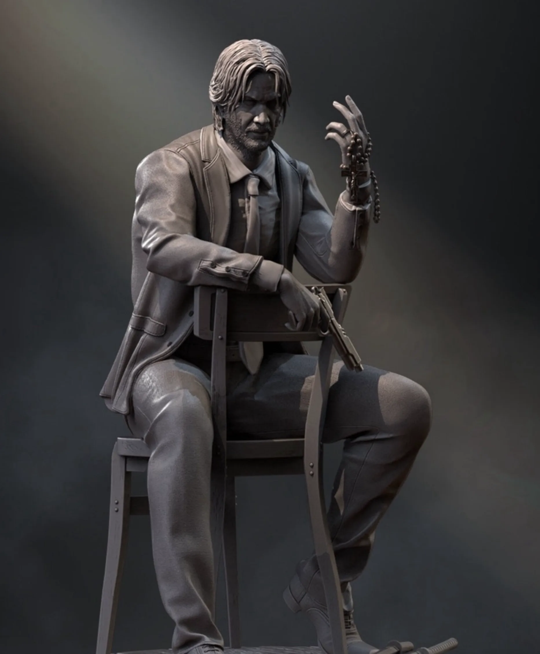 Action Figure John Wick — 3D DELIXGO STUDIO