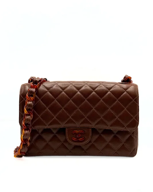 CHANEL Medium Vintage Classic Single Flap with Tortoiseshell — DelixGo Luxury Bags