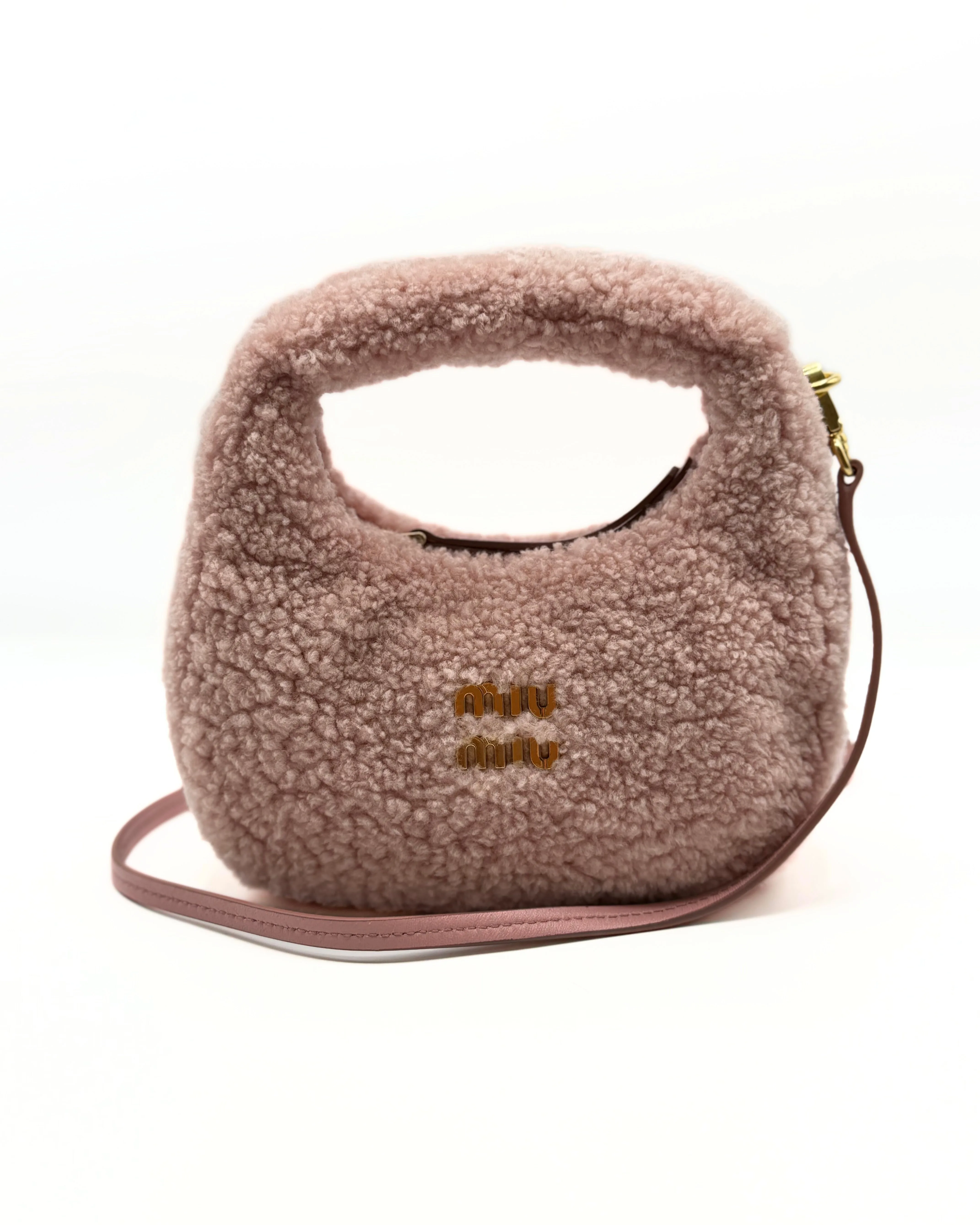 MIU MIU Wander Mini Bag in Pink Montone — DelixGo Luxury Bags
