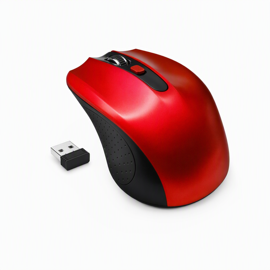 Mouse wireless TM-XJ30 rosso