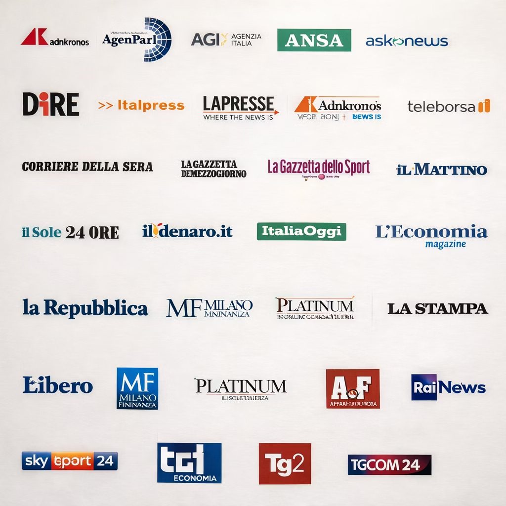 Testate e media che hanno parlato di Factory Tax: ANSA, AGI, Adnkronos, Corriere della Sera, Il Sole 24 Ore, la Repubblica, La Stampa, Il Mattino, Italia Oggi, Rai News, Sky TG24, TG1, TG2, TGCOM24 e altre.
