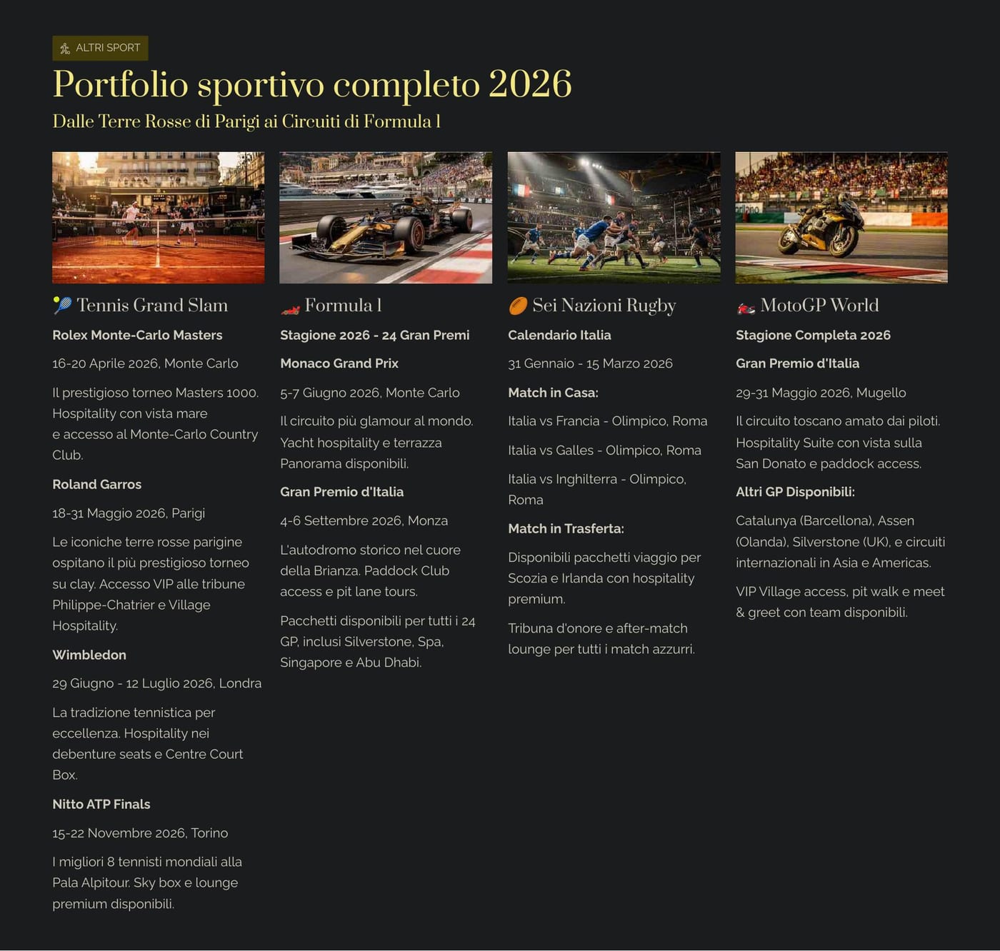 Presentazione eventi VIP 2026, pagina 5