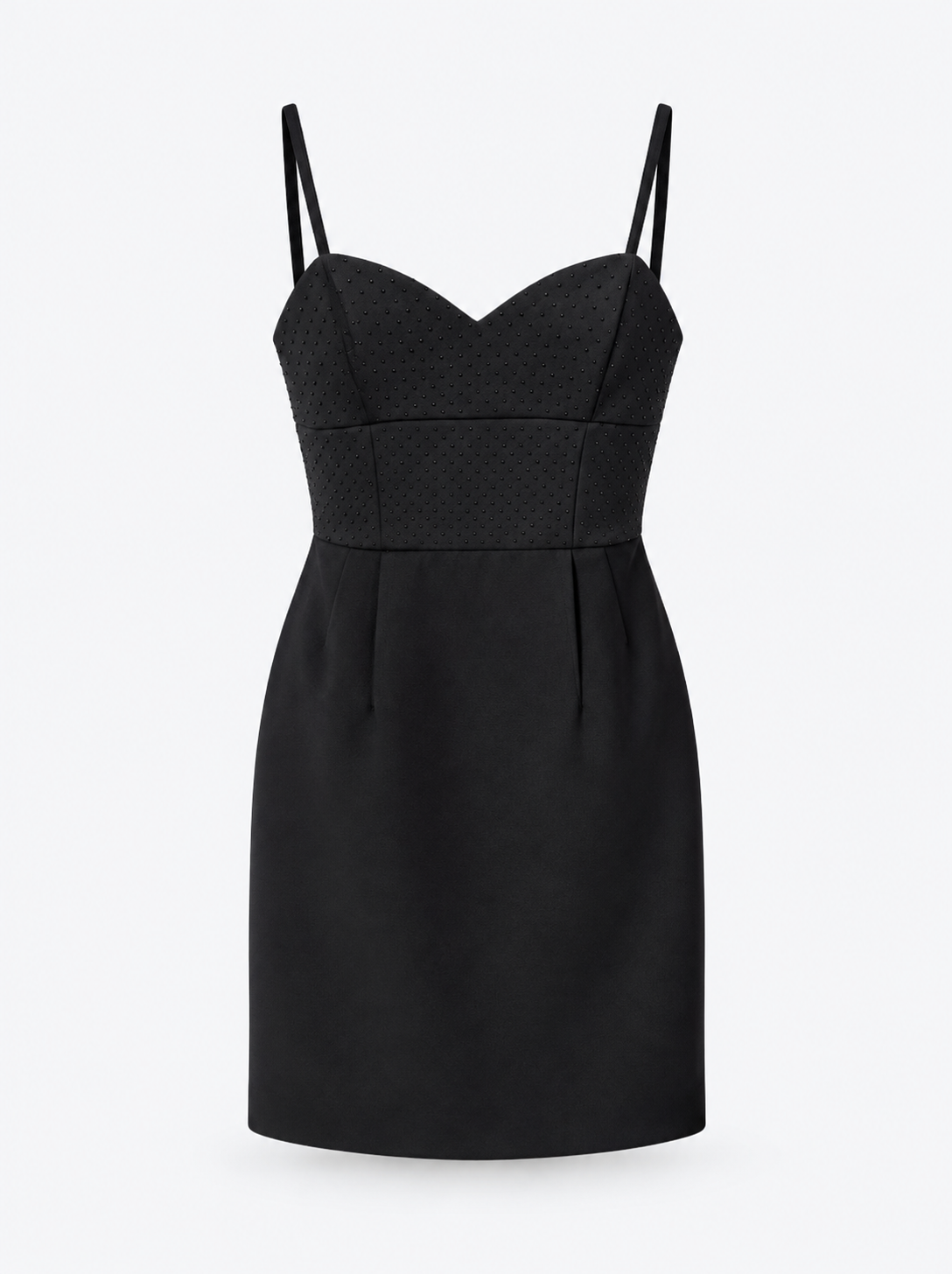 Tubino nero a bustier