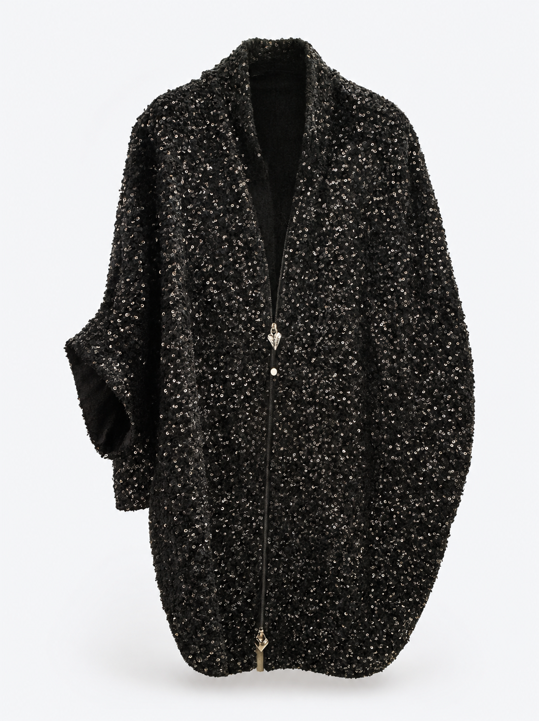 Giacca nera in lurex